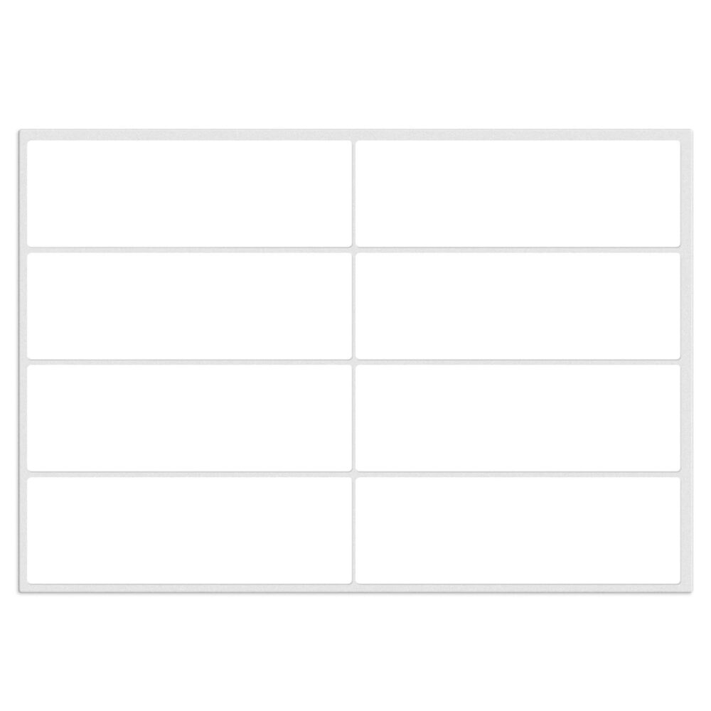 2684 White Color Coding Labels 3 × 1 Inches Self-Adhesive Rectangle - Picture 8 of 9